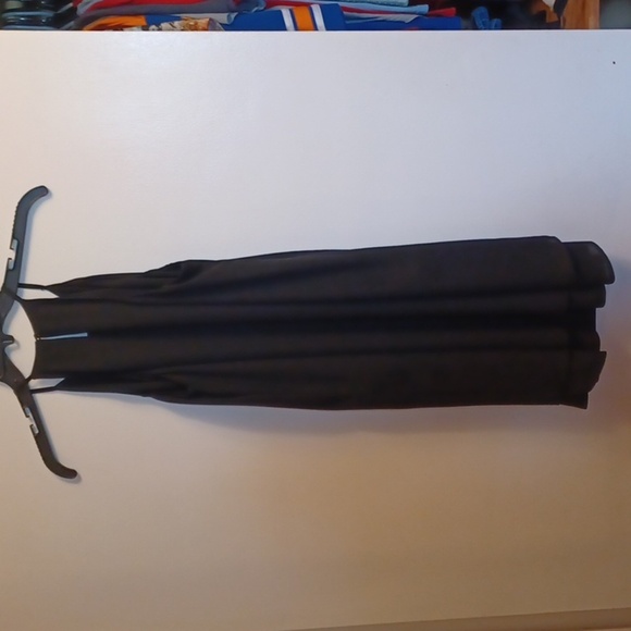 PINK ROSE, BLACK SCUBA HALTER DRESS, SIZE MEDIUM. NWOT. - Picture 2 of 5